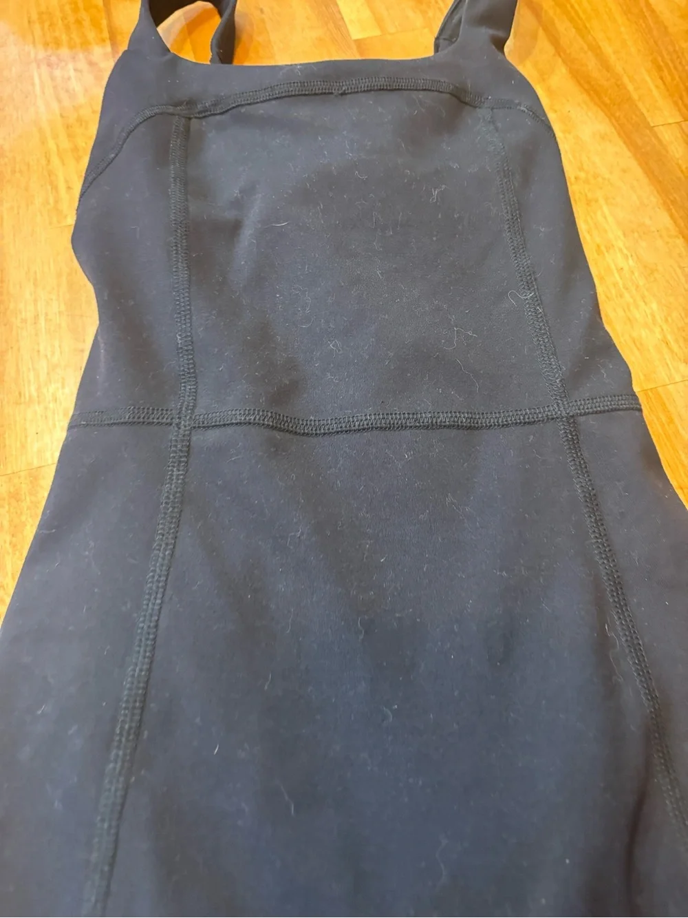 abercrombie kids Black Sleeveless Square-Neck athletic Romper/skorts Dress - 5/6